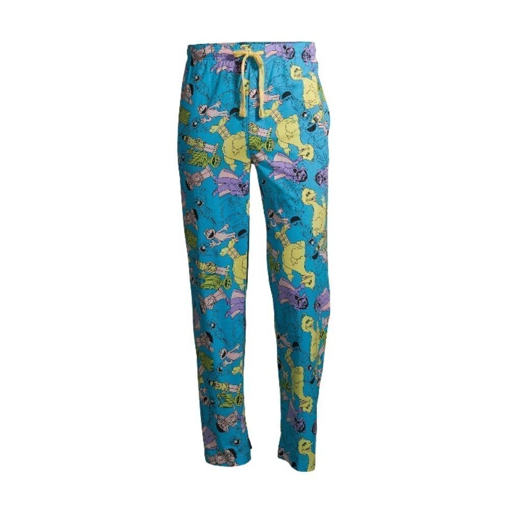 Men's Sesame Street Sleep Cotton Jersey Pants Lounge Pajama Pants Size 2XL